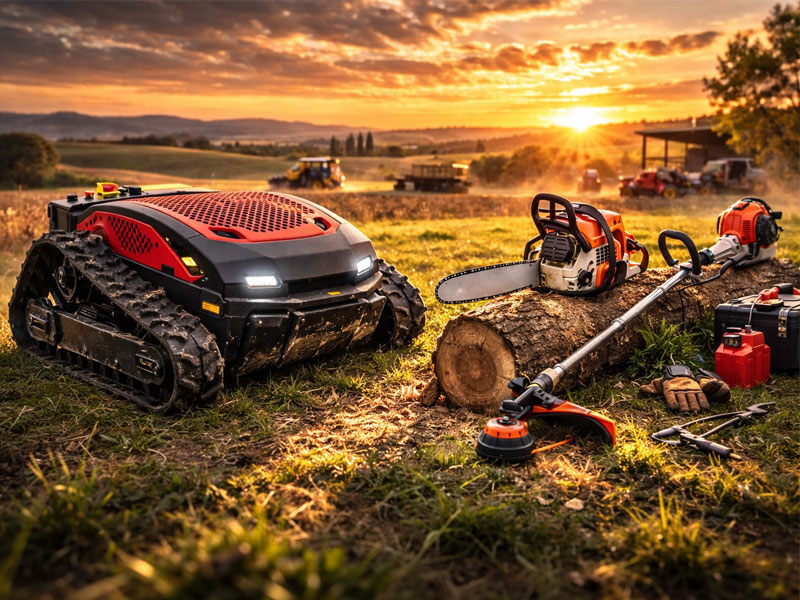 Noleggio attrezzature agricole e robot da taglio