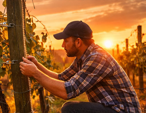 Manutenzione filari e lavorazioni accessorie in vigneto