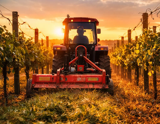 Trinciatura e gestione residui nel vigneto